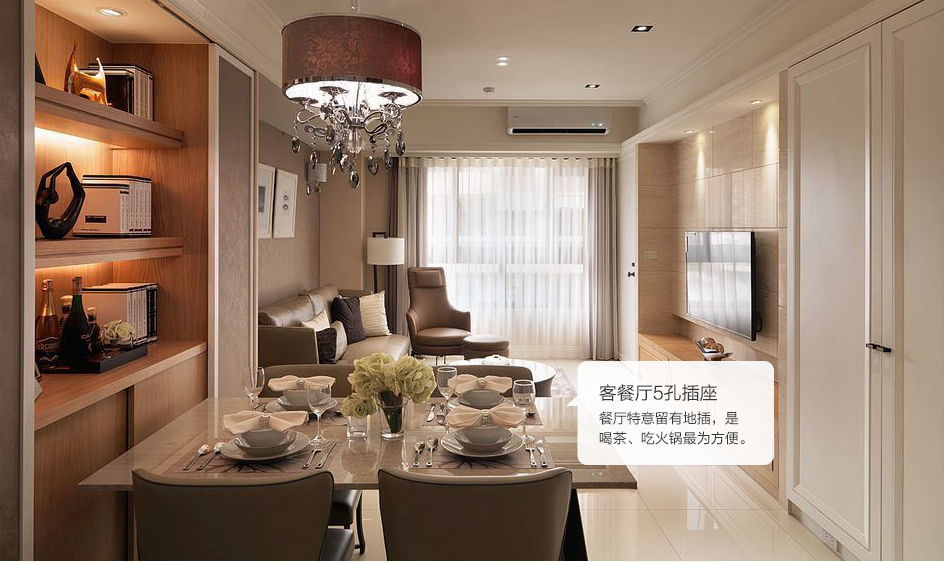 五孔插座布置-专题展示图